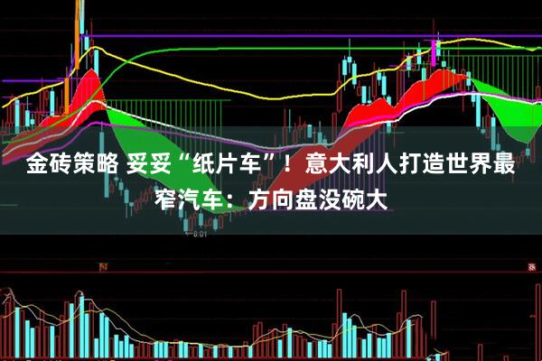 金砖策略 妥妥“纸片车”！意大利人打造世界最窄汽车：方向盘没碗大